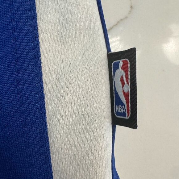 NBA Blue and White Warriors Jersey - Picture 5 of 8